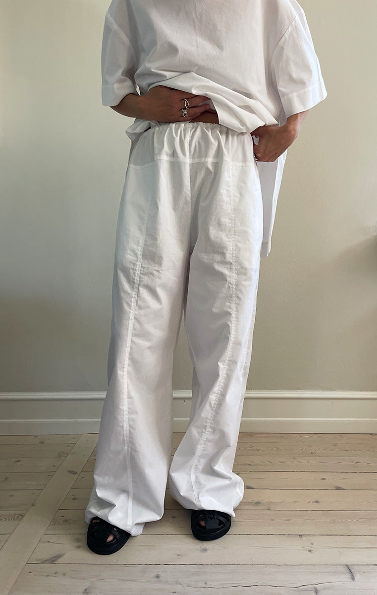 Parachute pants - bright white