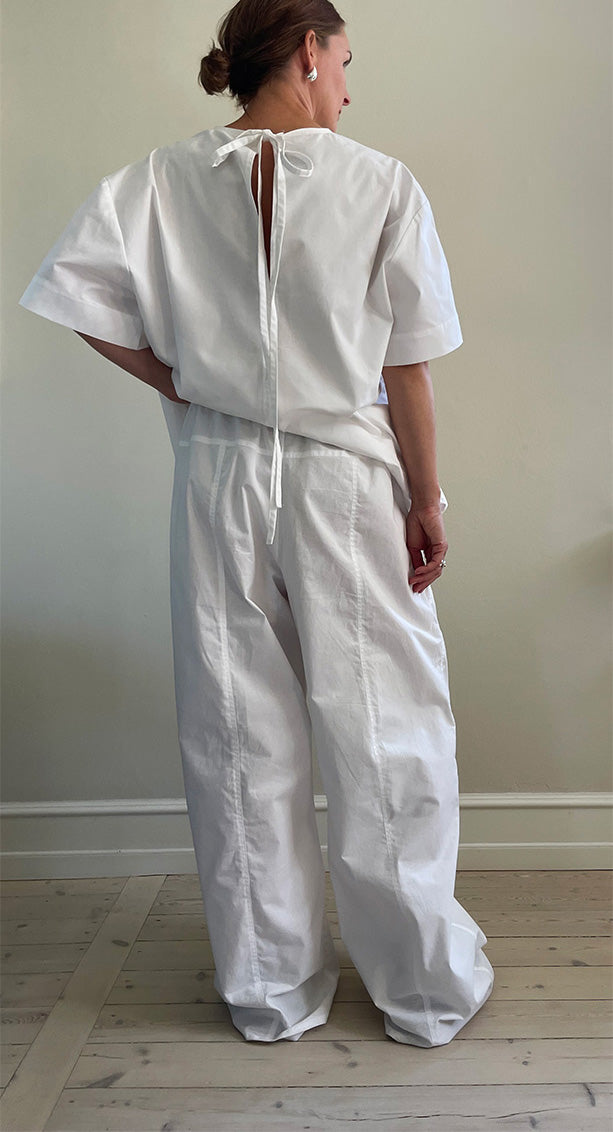 Parachute pants - bright white
