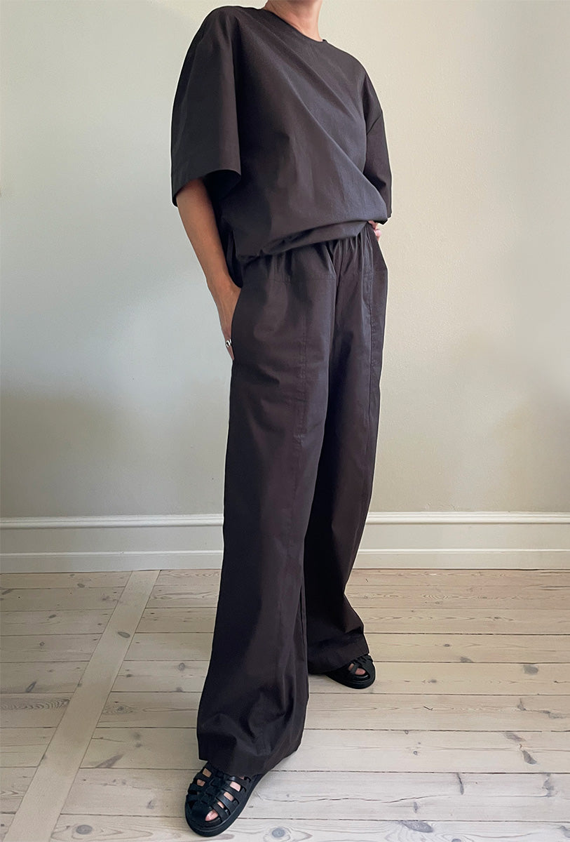 Parachute pants - chocolate brown