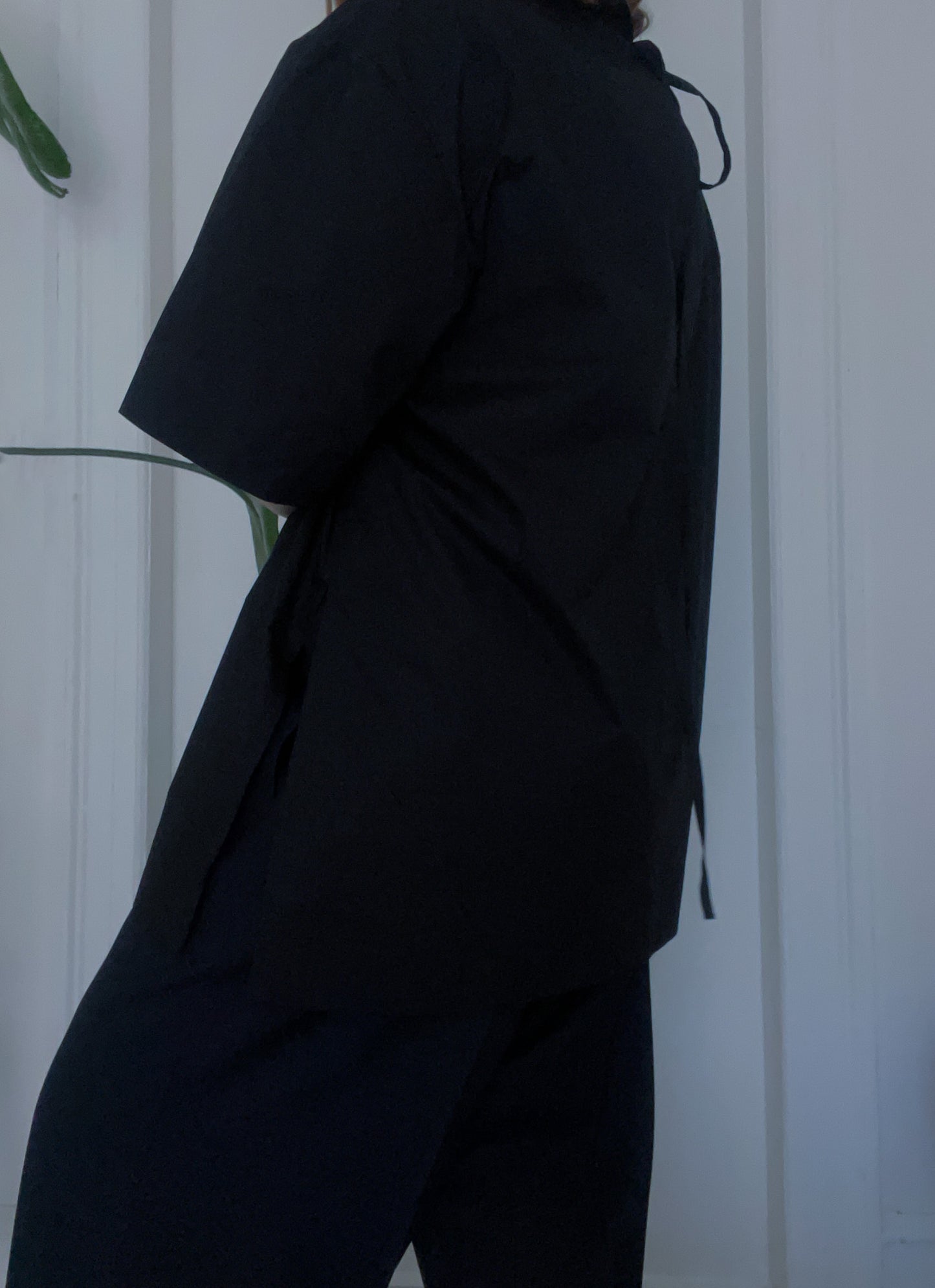 Big cotton tee - black