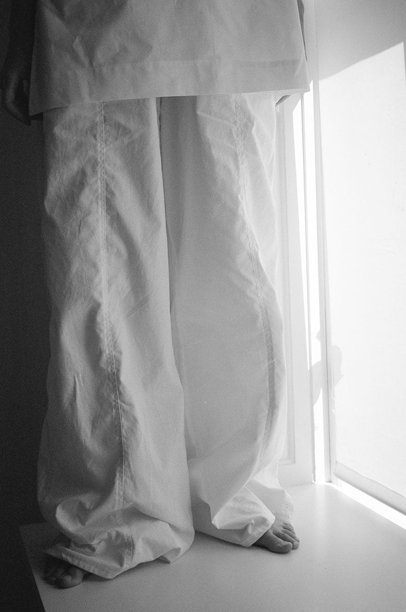 Parachute pants - bright white