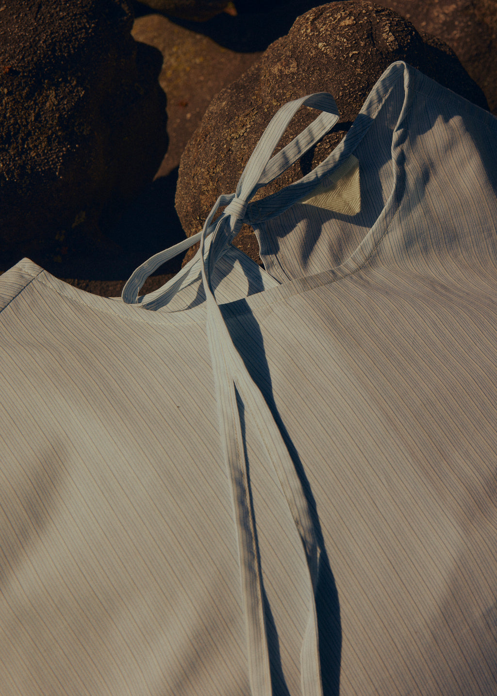 Cotton tee sky stripe