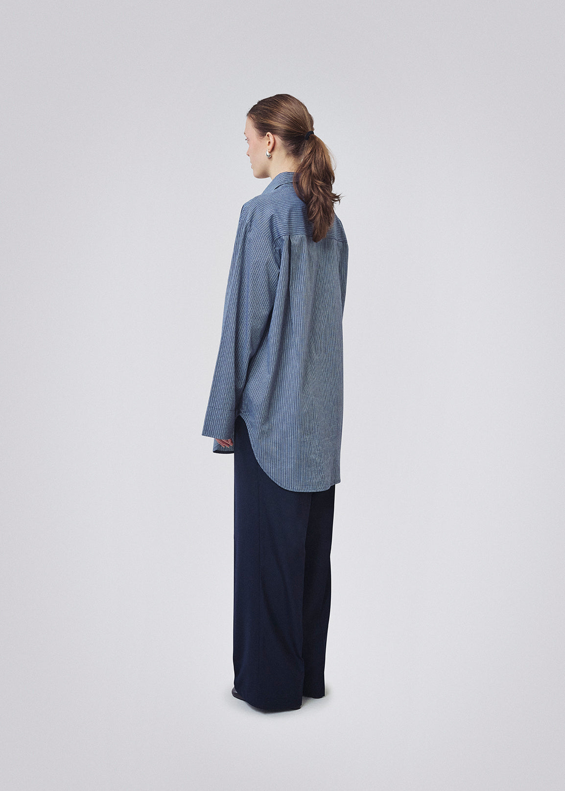 Gabardine pants navy