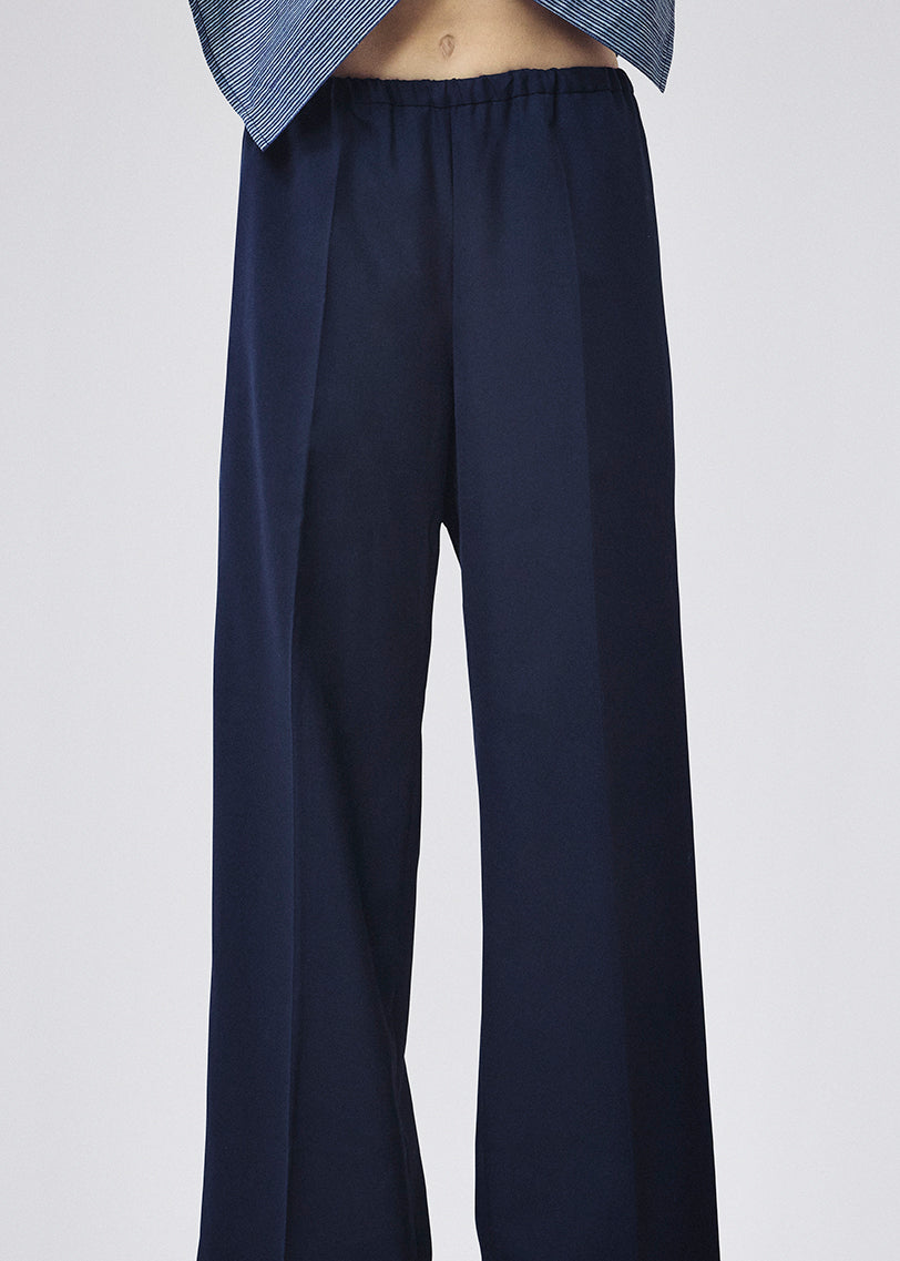 Gabardine pants navy