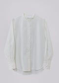 Cotton poplin shirt white