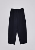 Corduroy barrel pants black