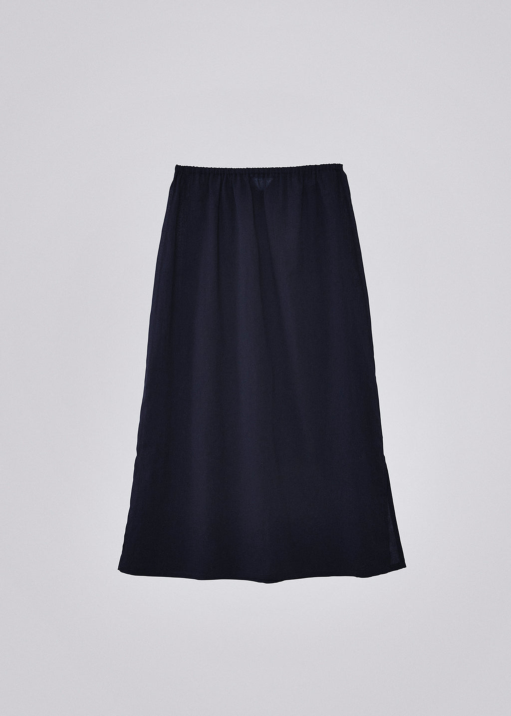 Sheer pencil skirt black