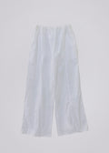 Cotton parachute pants white