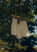 Cotton short shorts sky stripe