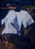 Cotton tee sky stripe