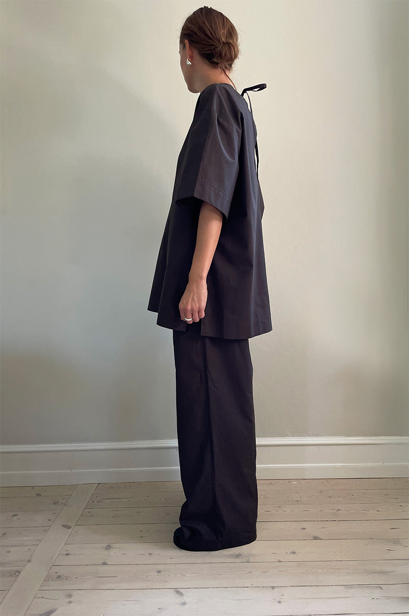 Big cotton tee - chocolate brown