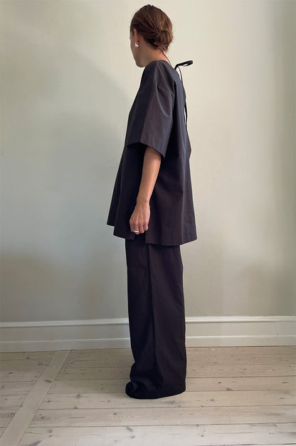 Big cotton tee - chocolate brown