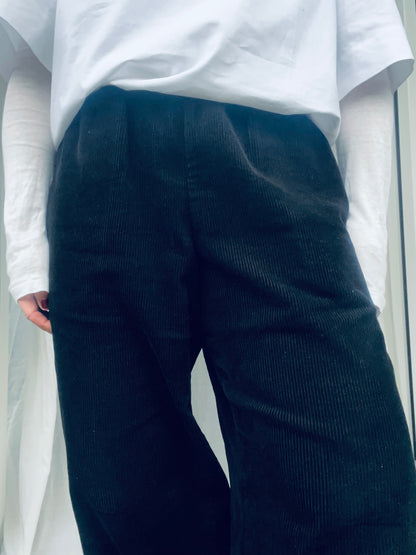 Tilde barrel pants - black