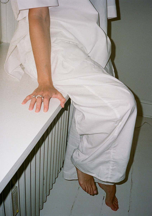 Parachute pants - bright white